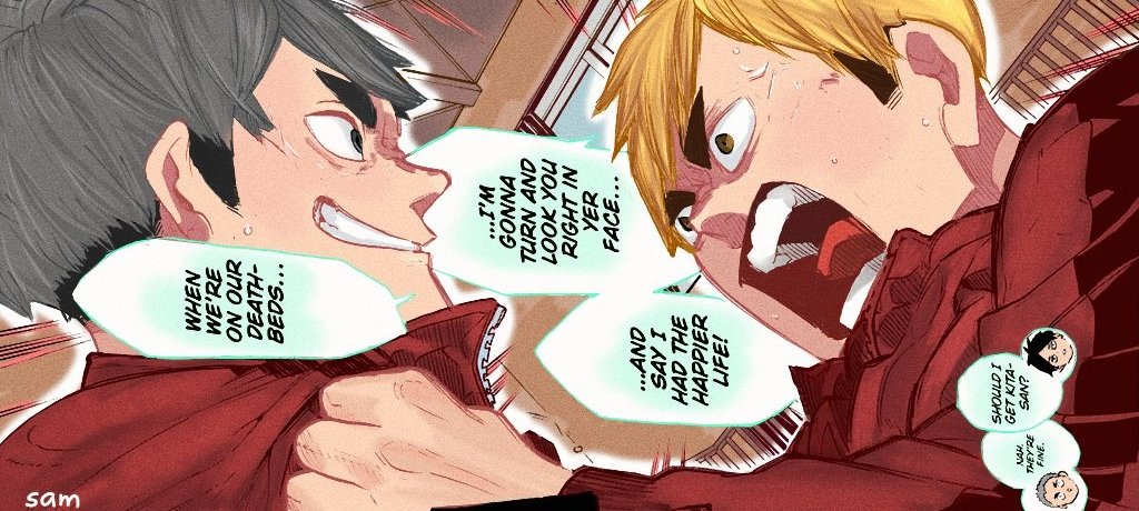 miya twins angst from Haikyuu! ch 381