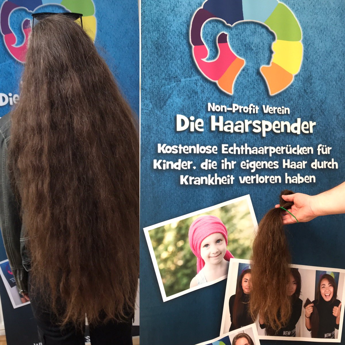 schuellie's tweet photo. Bye hairy babes ...
Hoffe die Perücke macht ein Kind etwas glücklicher mit seinem ohnehin schwierigen Schicksal. #haarspende https://t.co/3GoIuu2B6y https://t.co/MOAcEo0PEW