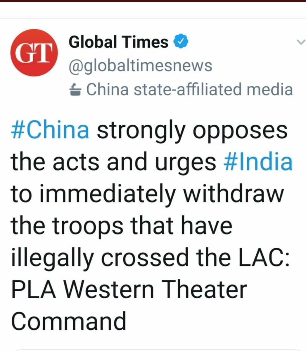 6. When congress's external fast-friend is claiming that Indian troops have crossed the LAC,but still if you want to perceive Indian troops as chinese and China as India , then no one can help your this mental disorder.