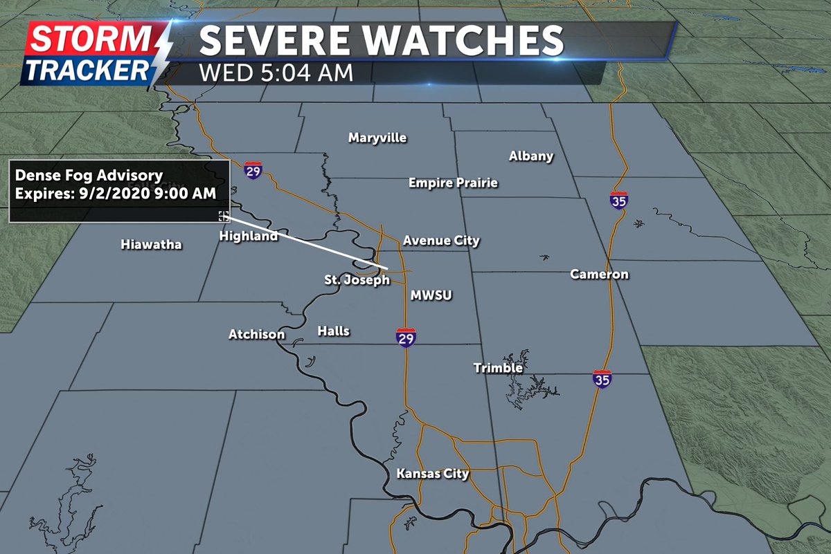A Dense Fog Advisory is in effect for all of our counties until 9:00AM. Visibility is down to less than 1/2 a mile in some places. Take your time and make sure those lights are on!