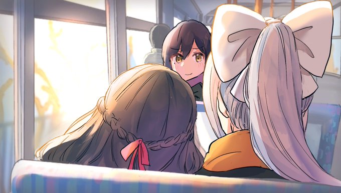 「茶髪 電車内」のTwitter画像/イラスト(古い順)