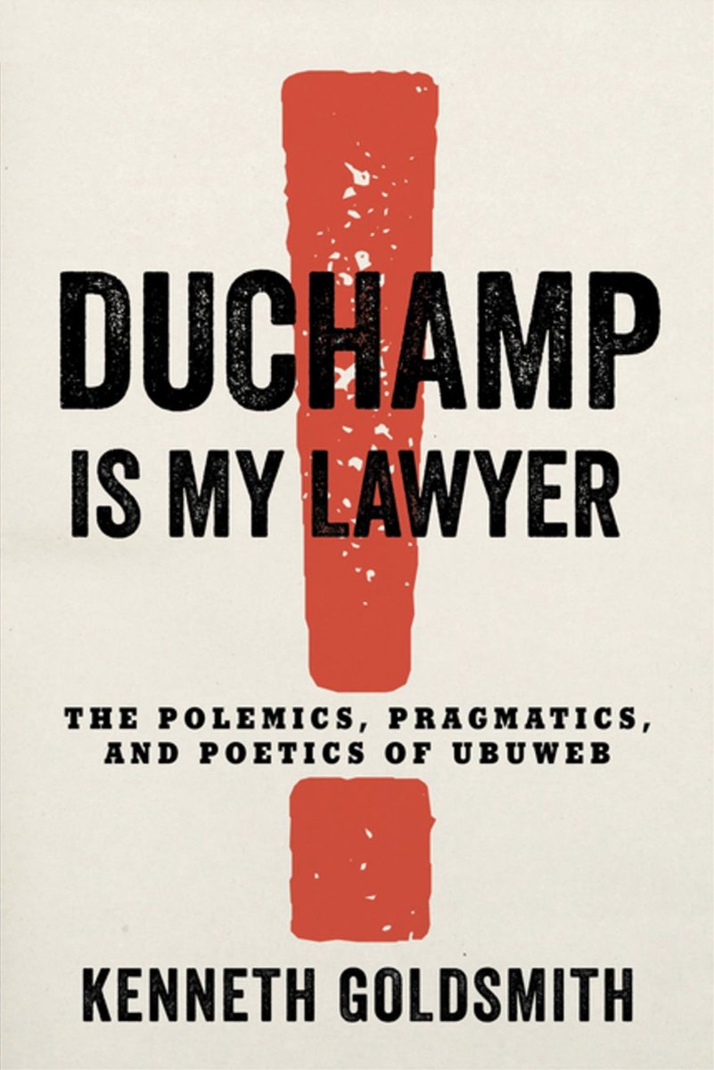 .@ubuweb's @kg_ubu writes the book on internet archiving.

On DUCHAMP IS MY LAWYER (@ColumbiaUP)

popm.at/UbuWeb