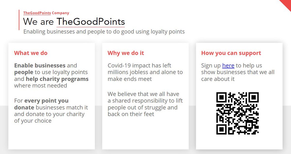 Innovation from Sweden: Help families who lost job due to COVID-19 and put your loyalty points to use! Sign the interest ->> forms.gle/FTtnVzoYMLXJvX… #sthlmtech <a href="/Bardissimo/">Alexander Bard</a> <a href="/WebitFestival/">Webit Festival</a> <a href="/SthlmInno/">Stockholm Innovation</a> <a href="/STHLMthings/">THINGS</a> <a href="/SweFoodTech/">Sweden FoodTech</a> <a href="/AntlerGlobal/">Antler</a> <a href="/SUP_46/">SUP</a>