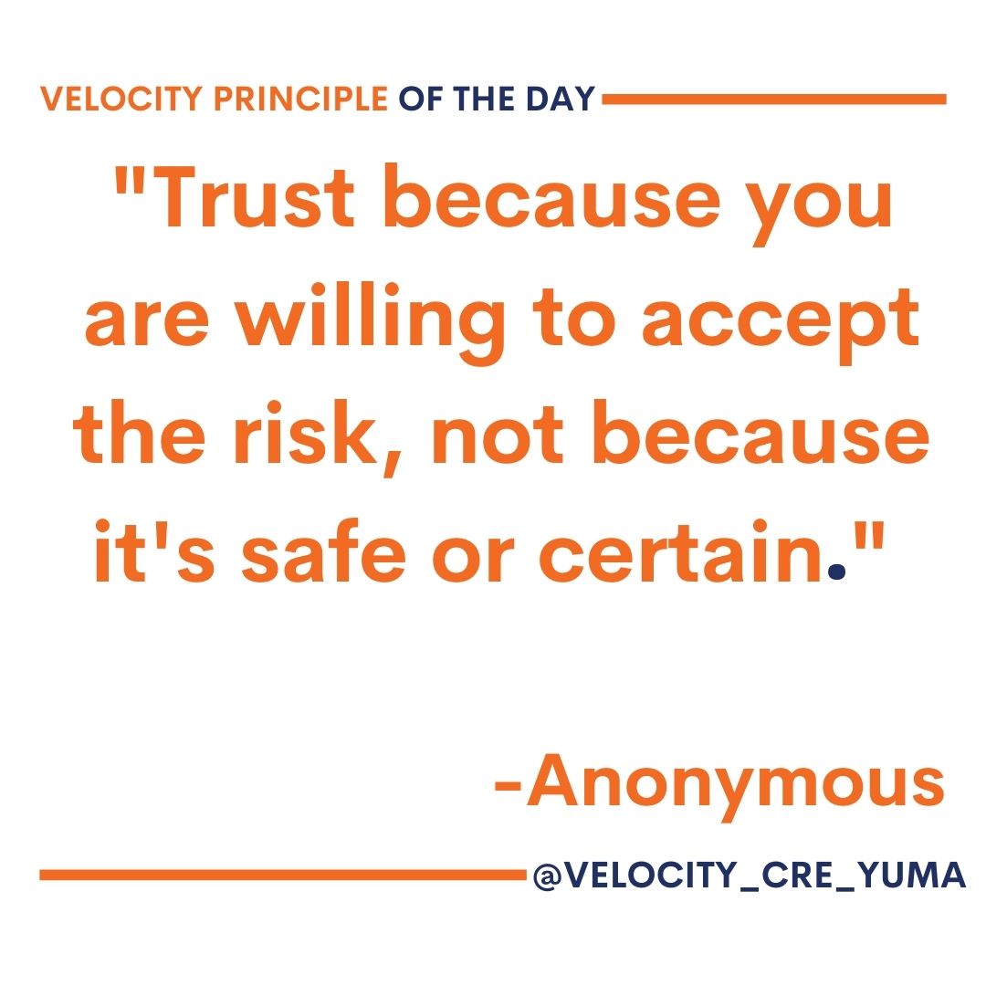 TRUST is just a word that makes a BIG difference. 🙏🏻
•
#YumaCRE #TershCRE #Fortitude #Faith #Hope #Charity #yumasbestrealestate #yumabusinessowners #yumabusiness #yuma #SVNVelocity #JerryLococo #CommercialRealEstate #RealEstateInvesting #yumaarizona #followforfollowback