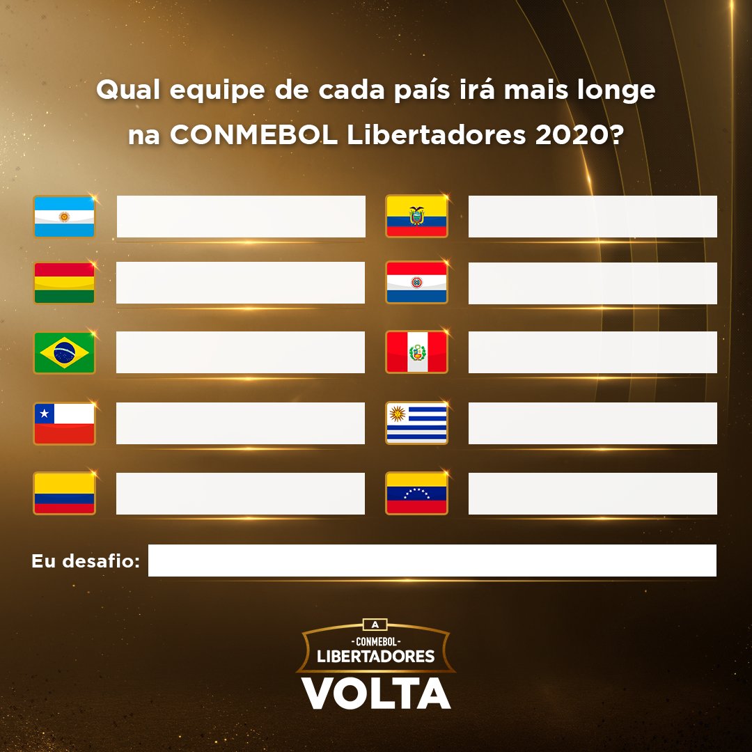 CONMEBOL Libertadores on X: 🇧🇷🔥🇦🇷 A história continua! Os clubes de  Brasil e Argentina voltam a se encontram na CONMEBOL #Libertadores a partir  da rodada de hoje. 🤔 Quem levará vantagem na