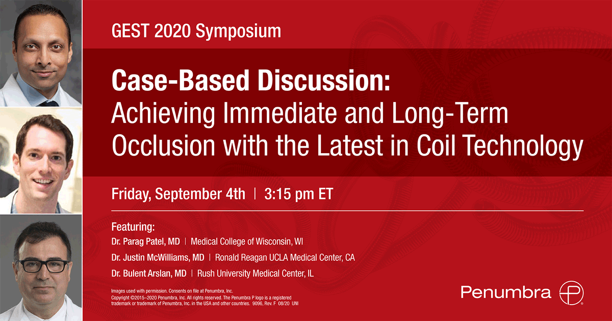 thegestgroup's tweet photo. Join @paragpatel_IR, @pryce227 &amp; @arslanmd for the @PenVascular industry session this Friday at 2:15pm CT after the Top Abstracts Session. You can pre-register at: https://t.co/0HzWxYTprL
#TwittIR #IRad #IRadRes https://t.co/X4nmzAR9p5