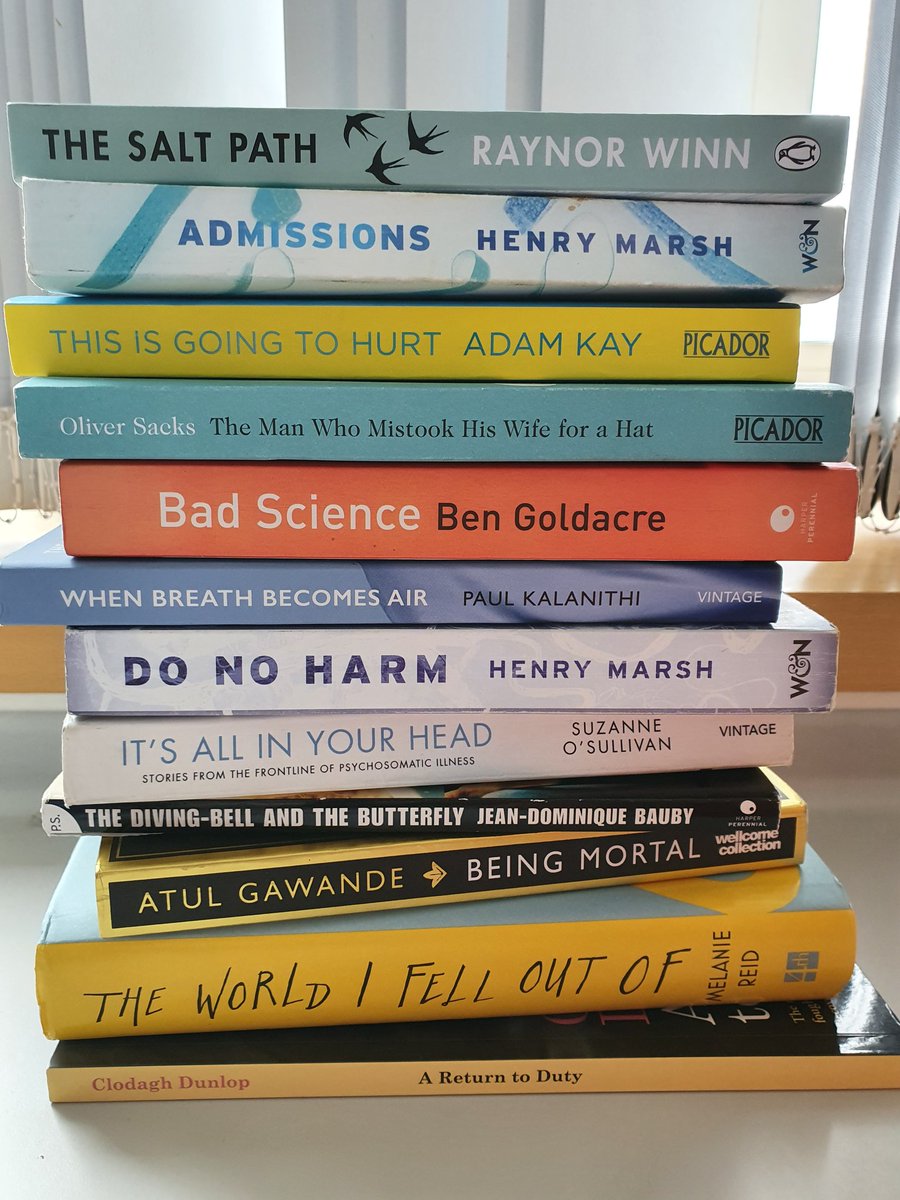OUH_NIPSTherapy's tweet image. The start of our Neurosciences Therapies library 📚 Enabling staff not to just read text books, but to explore the experience of living with a neurological condition 🧠, the art of science 🧪 and morality in healthcare 👩‍⚕️ Any other recommendations? #everydayisaschoolday #bookworm