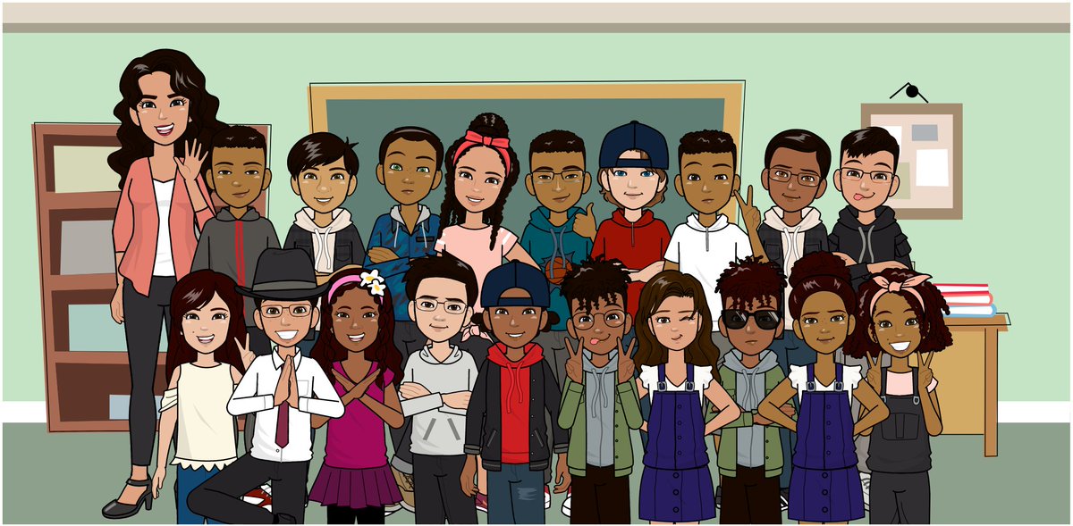 Thankful for technology giving me the opportunity to still have a class picture with my students! <a href="/SerenaHills_161/">Serena Hills</a> @PixtonEDU #d161learns #remotelearning