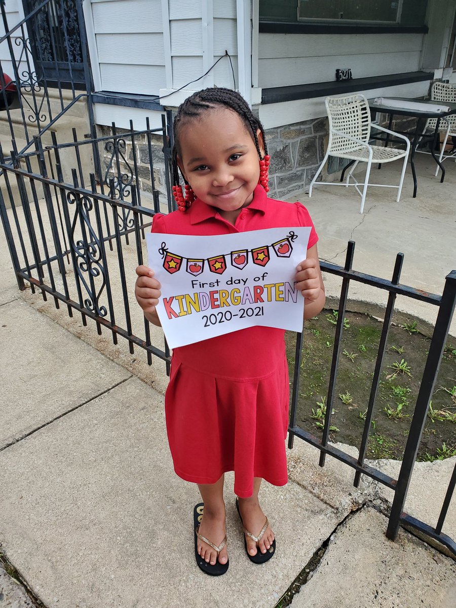 Kathy_Gilmore's tweet photo. Back to School w/ the Richardson girls.
1st Day of HS for Simone at @CarverHSES!!
1st Day of K at #Gompers
Wishing our young people, working parents & @PFTLocal3 (esp. teachers with little people) the best as we embark on this new normal school year. @PHLschools
#BackToSchoolPHL https://t.co/LOb1n6DBwk