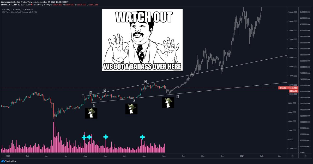  $btc  $btcusd  #BTC   haha it's so funny, so silly this little Yoda Wassie hahaAM I A JOKE TO YOU?