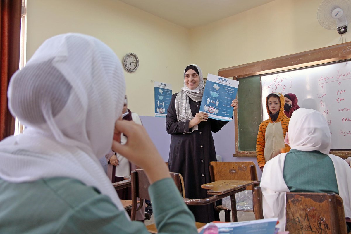 RobertG_Jenkins's tweet photo. Back to school in #Jordan!📚 Starting this semester, schools have resumed operations for the first time since closing in March due to #COVID19 pandemic prevention measures. How is UNICEF supporting the reopening of schools? this thread tells you more! 👇 https://t.co/j8UJfTiDvo