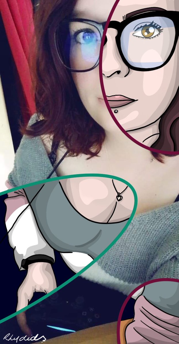 RhydidD's tweet image. Deux versions du dessin du jour 😍