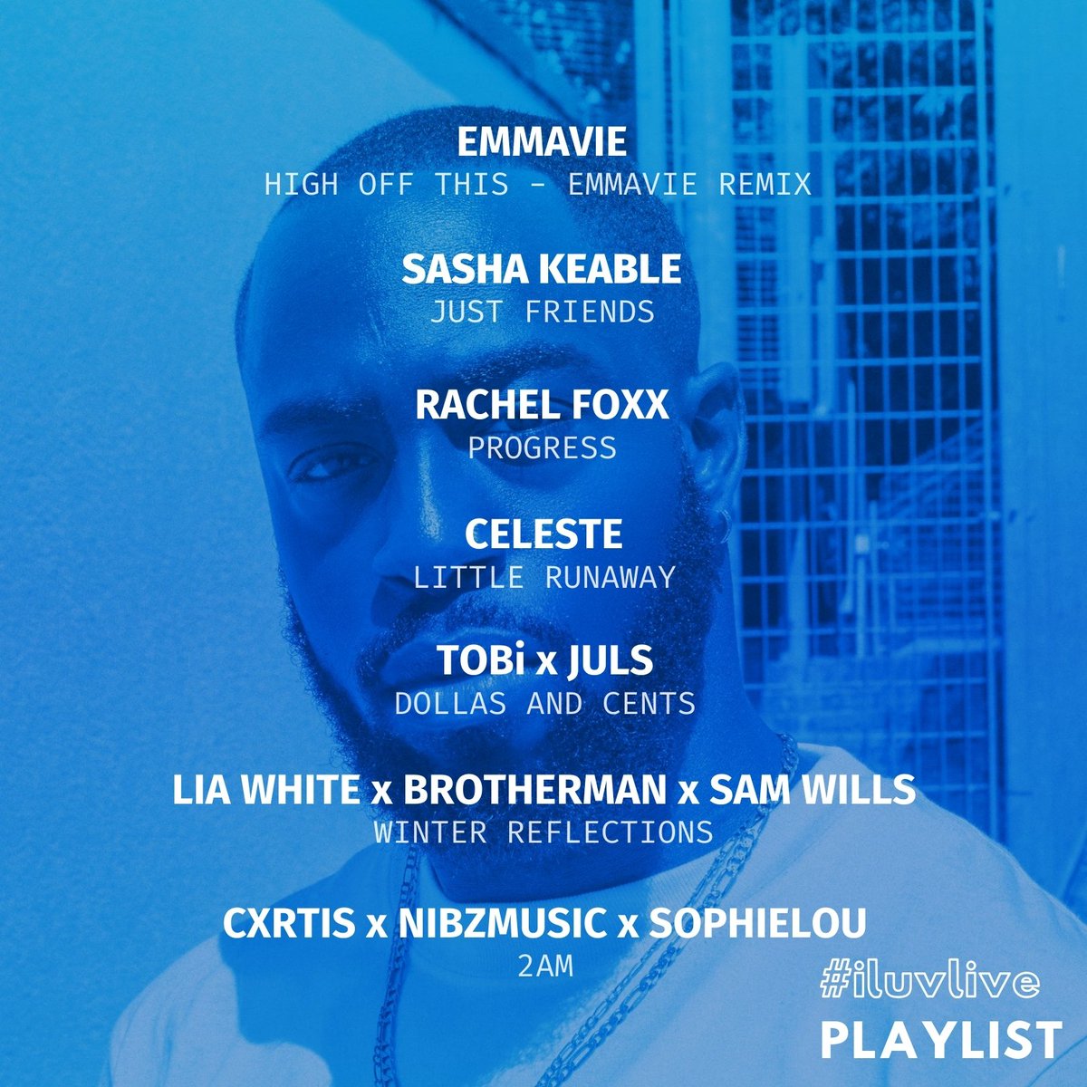 iluvlive's tweet photo. New tracks on the #iluvlive spotify playlist!

FEATURING: @KadeemTyrell @demae_mae @FlwrChyld_
@EmmavieSXF @elheist
@LiamBailey @damisule1 @sashakeable @MSRACHELFOXX @JulsOnIt @sincerelyTOBi @Liawhite @NIBZMUSIC @samwillsmusic @sophieloulife

Follow us: https://t.co/jVvZtPWbj3 https://t.co/4wfVe2Vfxw