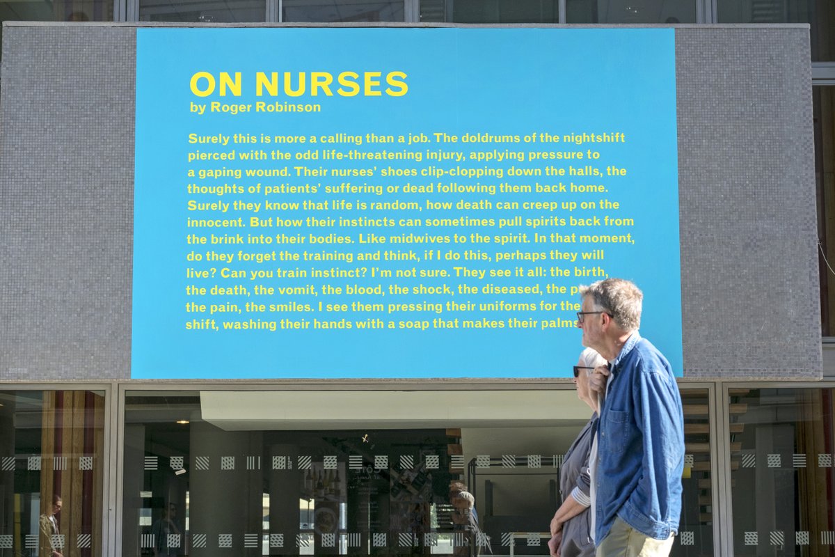 southbankcentre's tweet photo. Everyday Heroes is now open! Taking place across Southbank Centre, our free outdoor art and poetry exhibition celebrates the contributions of key workers and frontline staff during the pandemic.

Come visit our site to see these artworks and poems. More: https://t.co/pZ6KiZWf6v https://t.co/RVlOCZLeBp