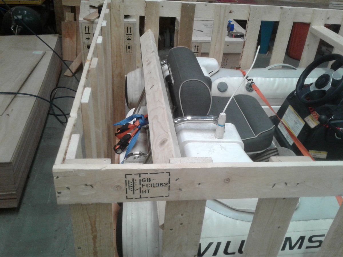 Allseasglobal's tweet photo. Crated, shipped and ready to hit the seas again: A recent road freight move by our Allseas and Allair teams in this shipment to Marbella….
#Motorsportexports #Powerboatexports #freightforwarding #Spainroadfreight #Exportcrating https://t.co/mvCGmh555e