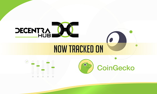 Another Milestone!! for DecentraHub. We are now listed and live with our coin supply on one of the biggest tracking website in crypto industry, coingecko. Watch out for Decentra coins and its upward march, even better add it in your portfolio. #masternode