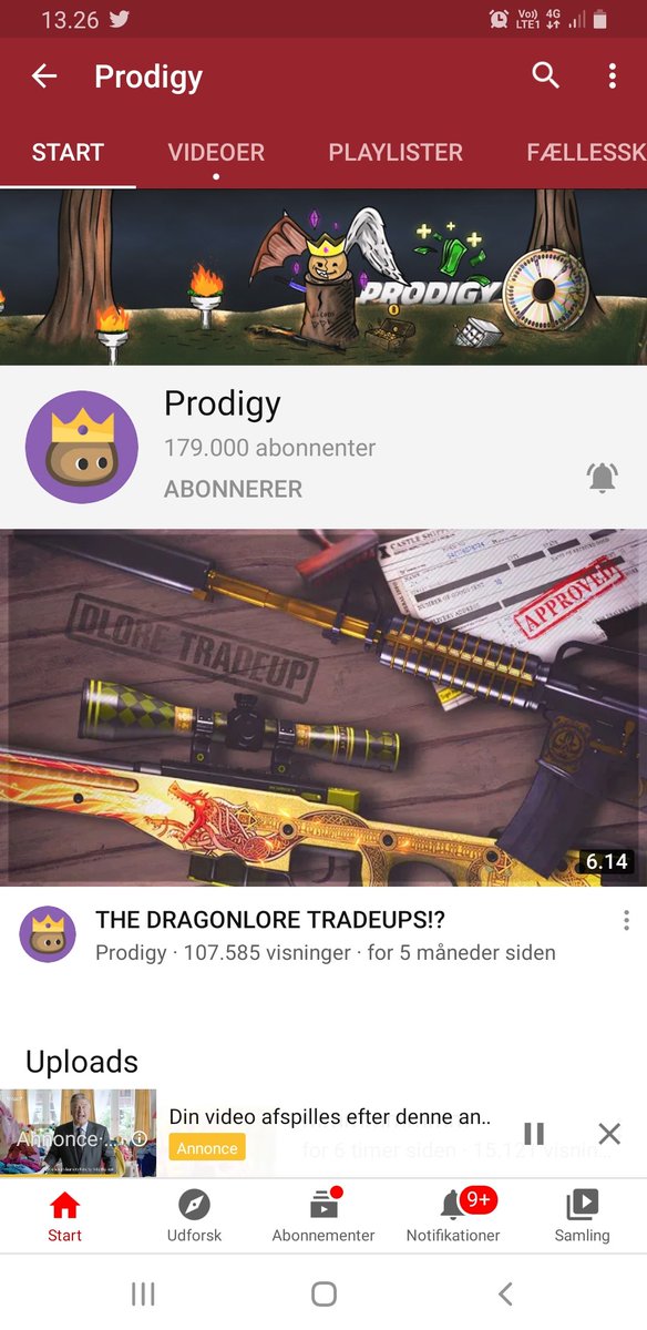 thorsted20's tweet photo. @ProdigyDDK har været med siden 4000 subs  !! Det bedste content  !😁👍 https://t.co/24jawxr4B1