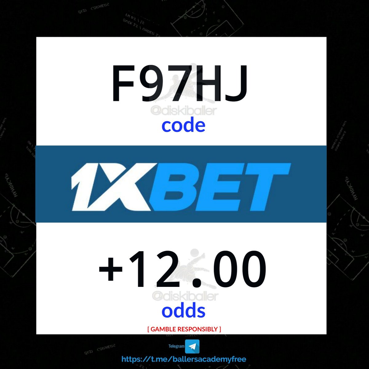 DiskiBaller's tweet photo. Here's a good looking edit for the #1Xfam..
Odds: +12.00
S/O @woozzaabets
#DiskiballerTips | #BettingPicks | #1XBet https://t.co/5sH7BIC5GJ