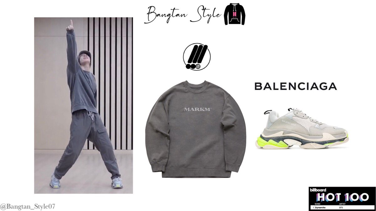 jungkook balenciaga triple s