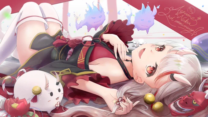 あやめ嬢?✨?
2周年おめでとうございますっ!????
#百鬼絵巻 