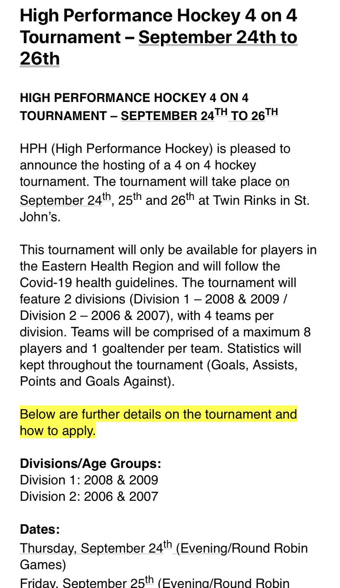 HPHCAMP's tweet image. 🚨A reminder that the deadline to register for our tournament  is this Friday, September 4th! Details below🚨