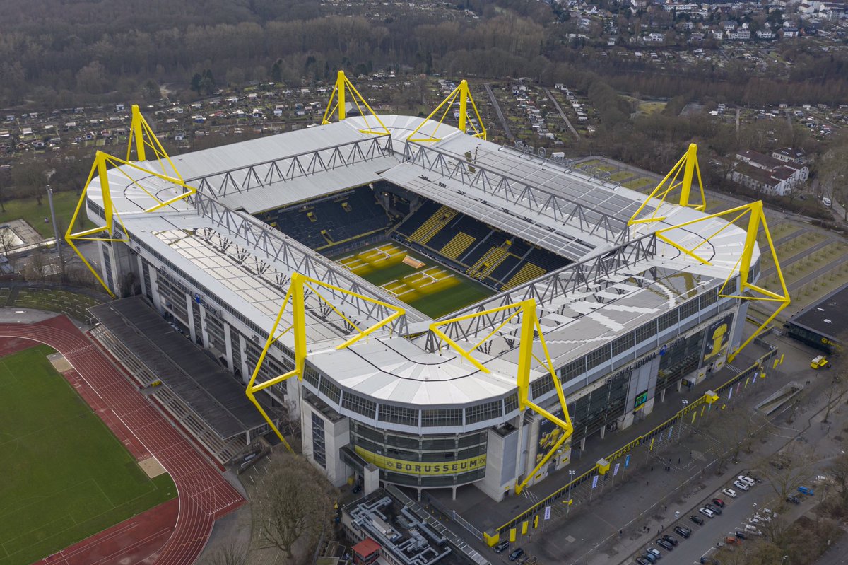 Our stadium has two names: Westfalenstadion, Signal Iduna Park and Bayern’s stadium only has one