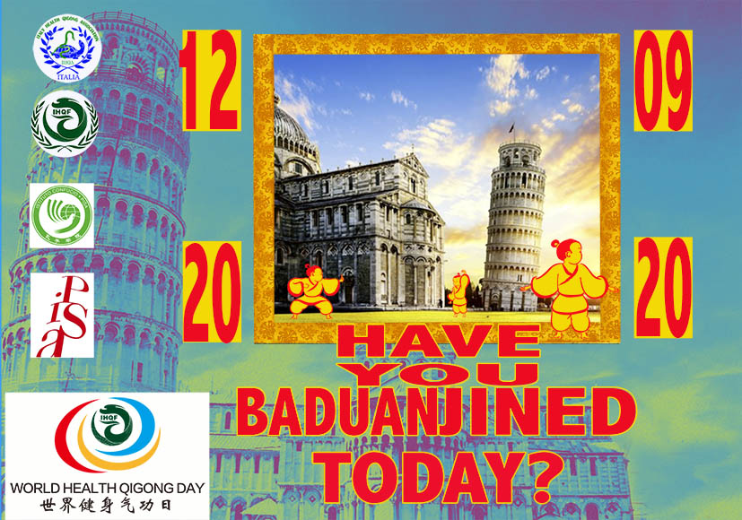 Siamo felici di supportare la giornata mondiale del #Qigong della Salute organizzata dall’#ItalyHealthQigongAssociation, con il patrocinio del Comune di #Pisa.
L'evento si terrà il 12 Settembre e prevede una passeggiata con annessa pratica del #Baduanjin per le strade di Pisa.
