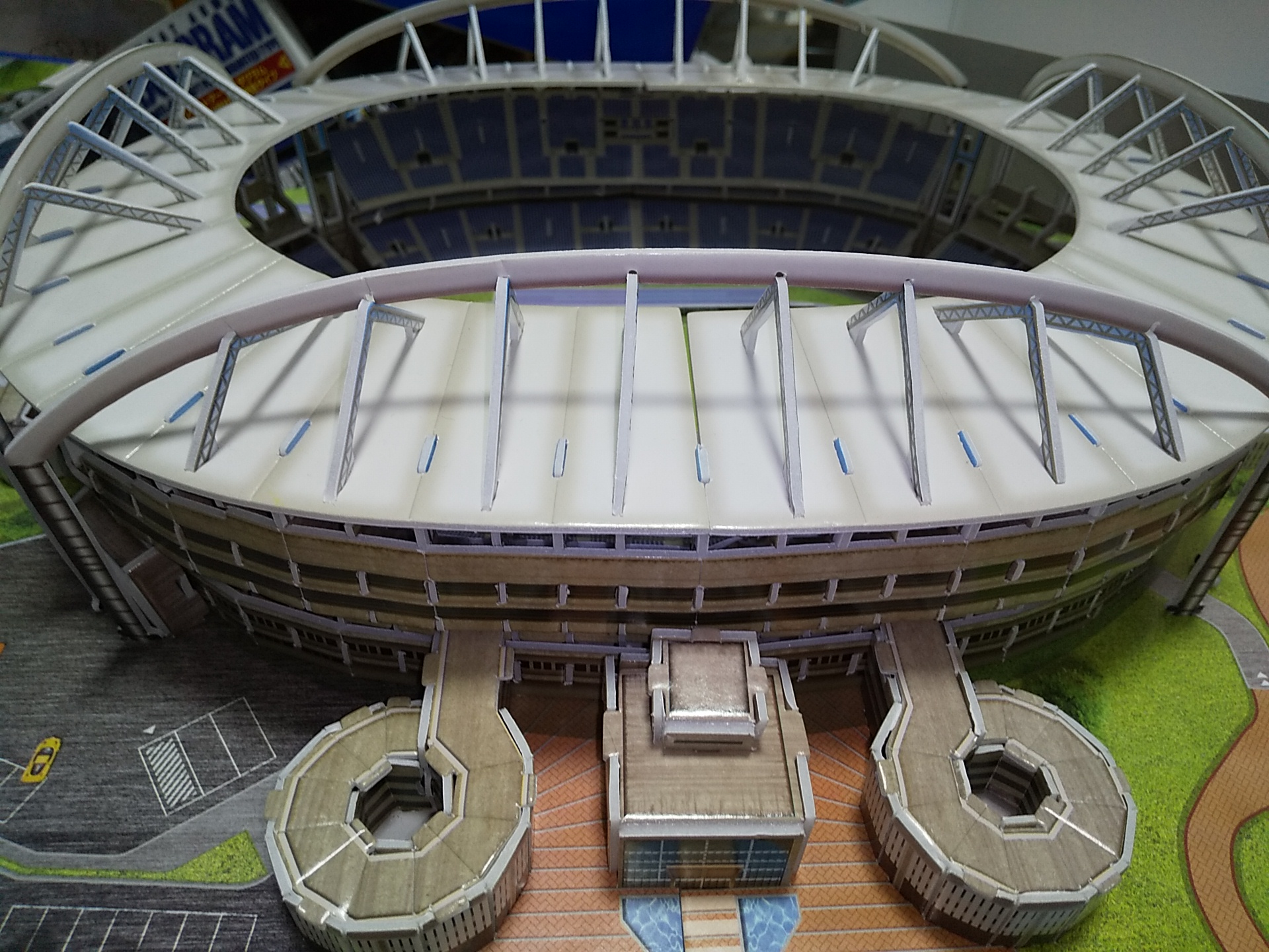 Naniwanoocan 完成しました ブラジルのサッカークラブ ボタフォゴのホームスタジアムのエスタジオ オリンピコ ジョアン アベランジェ 人収容のリオデジャネイロのスタジアムです 現在本田圭佑選手が所属してます ボタフォゴ 本田圭佑