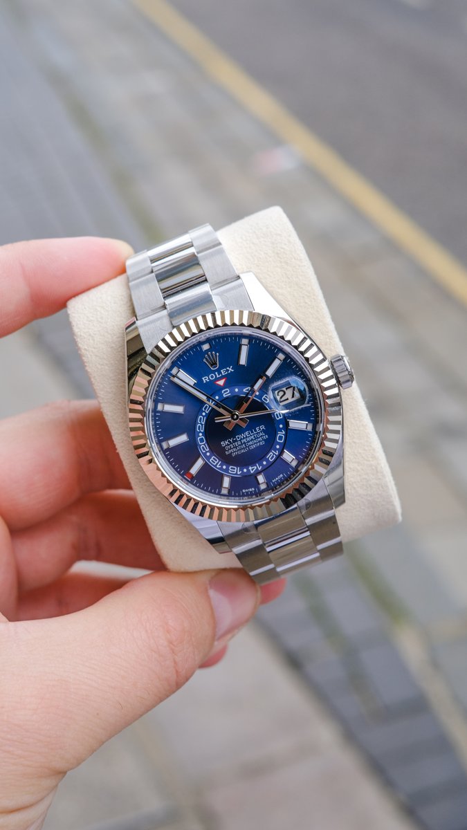 Unworn 2020 #Rolex Blue Dial Sky Dweller🔥Sourced and sold for a customer

📲 Get in touch today to secure your next watch