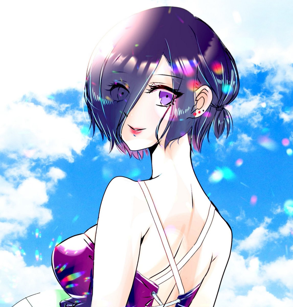 リコ 推しをマイペースに愛でる 東京喰種 東京喰種をみんなで描こう 水着トーカちゃん 年残暑お見舞い申し上げます