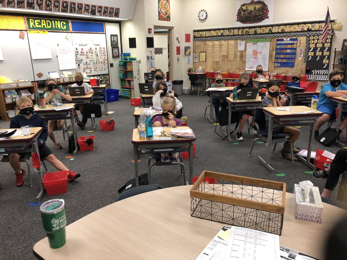 cminick3's tweet photo. Thank you Cameron Hospital for providing masks for our students! The kids loved them! #rplearns https://t.co/UT2nbzuwQJ