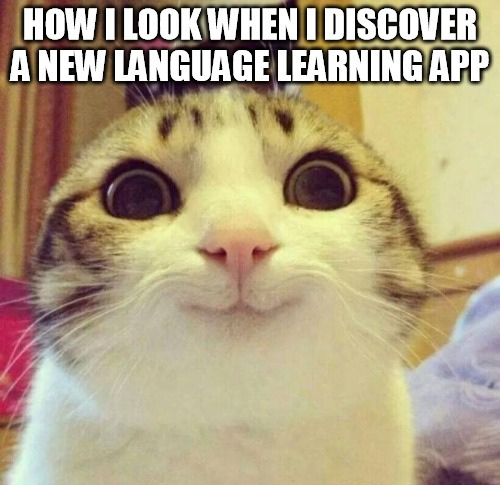 clozemaster's tweet photo. We imagine this is how you all looked when you first found Clozemaster! Are we wrong? 😉
#languageapp #languagelearningapp #letslearnlanguages #dontstoplearning https://t.co/nVJzhfDkVr