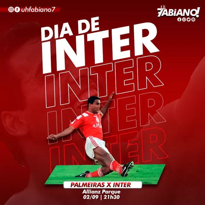 fabiano_uh's tweet image. DIA DE INTER!

Inter hoje enfrenta o Palmeiras, na casa deles, na tentativa de se manter na liderança da tabela. E como sempre: Eu acredito! Vamo Inter! 🇦🇹

#uhfabiano  #fechadocomfabiano #Vamointer #brasileirao #futebol #soccer #campeonatobrasileiro #éointer #vamointer #soccer