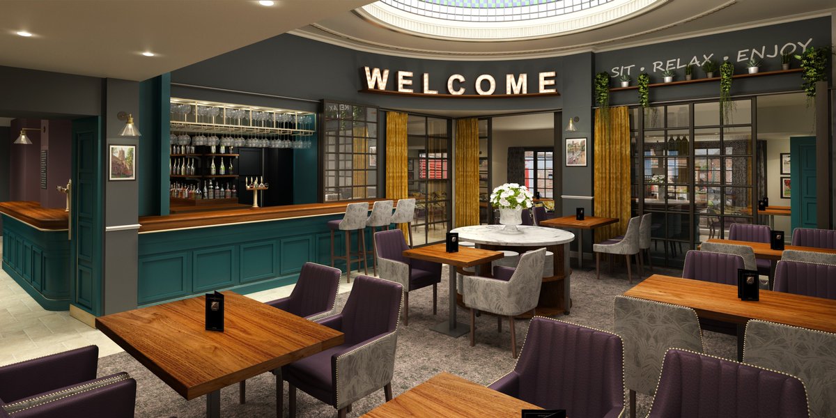 DesignatSource's tweet image. From coffee house, to bar, to dining area; the space is being completely refurbished. The new space will exude a warm, relaxing, eclectic style, while clever space planning, will help to improve both staff and customer flow, improving the business’s efficiency.