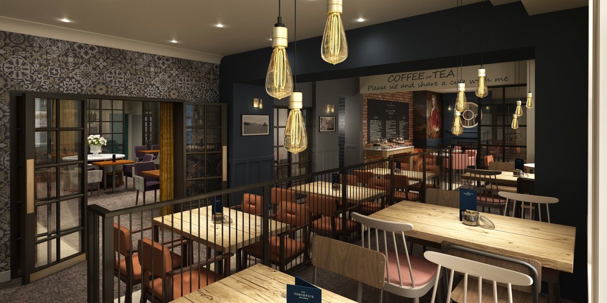 DesignatSource's tweet image. From coffee house, to bar, to dining area; the space is being completely refurbished. The new space will exude a warm, relaxing, eclectic style, while clever space planning, will help to improve both staff and customer flow, improving the business’s efficiency.