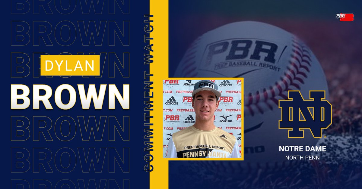 Greg Williams (@prepbaseball_gw) on Twitter photo Congrats to 2022 LHP <a href="/dylantbrown27/">Dylan Brown</a> (<a href="/NPKnights/">NPKnightsBaseball</a>) on his commitment to <a href="/NDBaseball/">Notre Dame Baseball</a>. Brown was a standout for #TeamPA at the recent Northeast #PBRFutureGames. <a href="/DanCevette/">Dan Cevette</a> <a href="/T_Wills1/">Ted Williams</a> <a href="/ShooterHunt/">Shooter Hunt</a> <a href="/buckscobaseball/">π²πππππππ Baseball</a> @pbrpennsylvania Congrats to 2022 LHP <a href="/dylantbrown27/">Dylan Brown</a> (<a href="/NPKnights/">NPKnightsBaseball</a>) on his commitment to <a href="/NDBaseball/">Notre Dame Baseball</a>. Brown was a standout for #TeamPA at the recent Northeast #PBRFutureGames. <a href="/DanCevette/">Dan Cevette</a> <a href="/T_Wills1/">Ted Williams</a> <a href="/ShooterHunt/">Shooter Hunt</a> <a href="/buckscobaseball/">π²πππππππ Baseball</a> @pbrpennsylvania