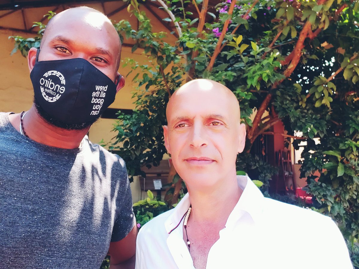Living magically on the way to World-class. For a second, i thought <a href="/RobinSharma/">Robin Sharma</a> was in Mbale City. Nice meeting you Eduardo. <a href="/EndiroCoffee/">Endiro Coffee</a> Mbale appreciates you