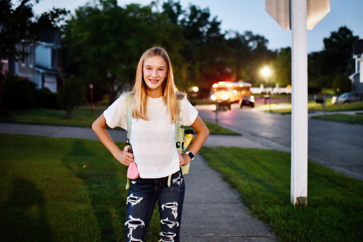 Two kiddos off to school this week for a brand new year! Praying for a safe, happy, and healthy year for all students, teachers and staff in West Clermont! #togetherwc #lovewc #wtpto #wcpawsms