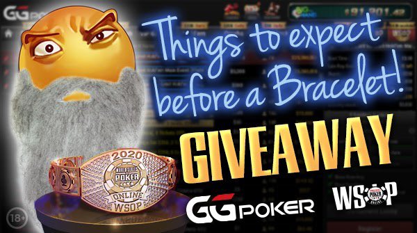 “𝑻𝒉𝒊𝒏𝒈𝒔 𝒕𝒉𝒂𝒕 𝒂𝒓𝒆 𝒆𝒙𝒑𝒆𝒄𝒕𝒆𝒅 𝒕𝒐 𝒉𝒂𝒑𝒑𝒆𝒏 𝒃𝒆𝒇𝒐𝒓𝒆 𝑰 𝒇𝒊𝒏𝒂𝒍𝒍𝒚 𝒘𝒊𝒏 𝒂 𝑾𝑺𝑶𝑷 𝒃𝒓𝒂𝒄𝒆𝒍𝒆𝒕...”
5 x $100 <a href="/WSOP/">WSOP - World Series of Poker</a> event 84 tickets - 2M GTD giveaway. Get creative 😂