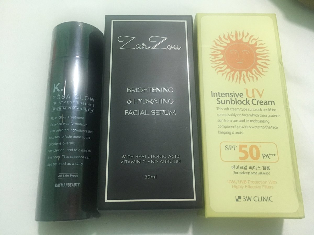 missnuraqilah's tweet image. Bulan ni nak try 3 benda ni kat muka 😋 #KaymanBeauty #Zarzou #3WClinic