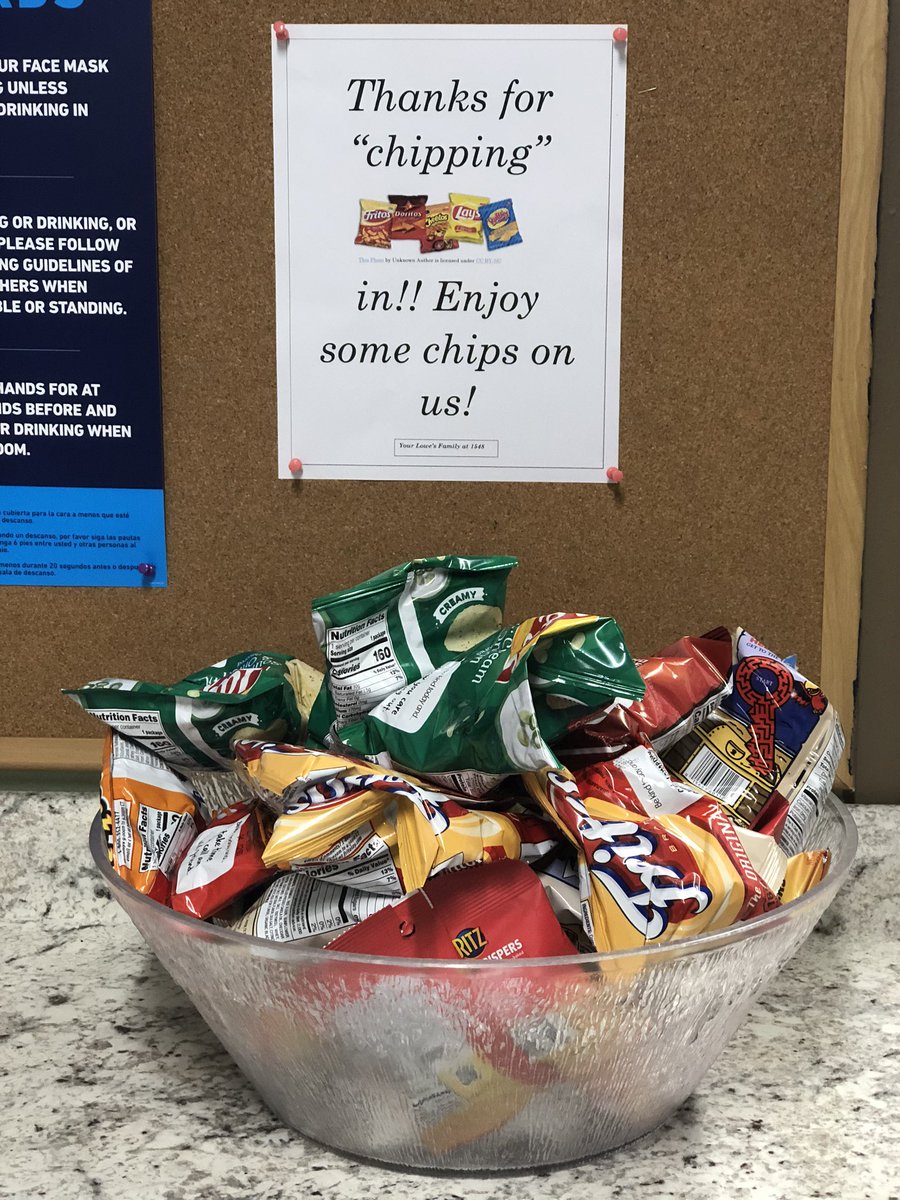 Chip Day here at 1548! Our associates “chip” in every day and that’s what makes our team awesome!