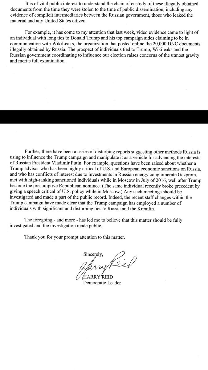 "In 2016, Senator Harry Reid wrote to James Comey warning that not only did the Russian government have the ability to interfere in the November election, they intended to falsify the election results. Comey did nothing about it." --  @gaslitnation  https://www.patreon.com/posts/how-to-hack-cohn-41121274