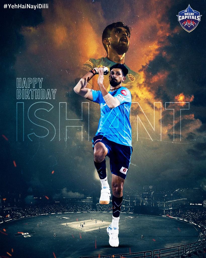 Happy birthday ishant sharma ji wishing you the very best and many more wickets      