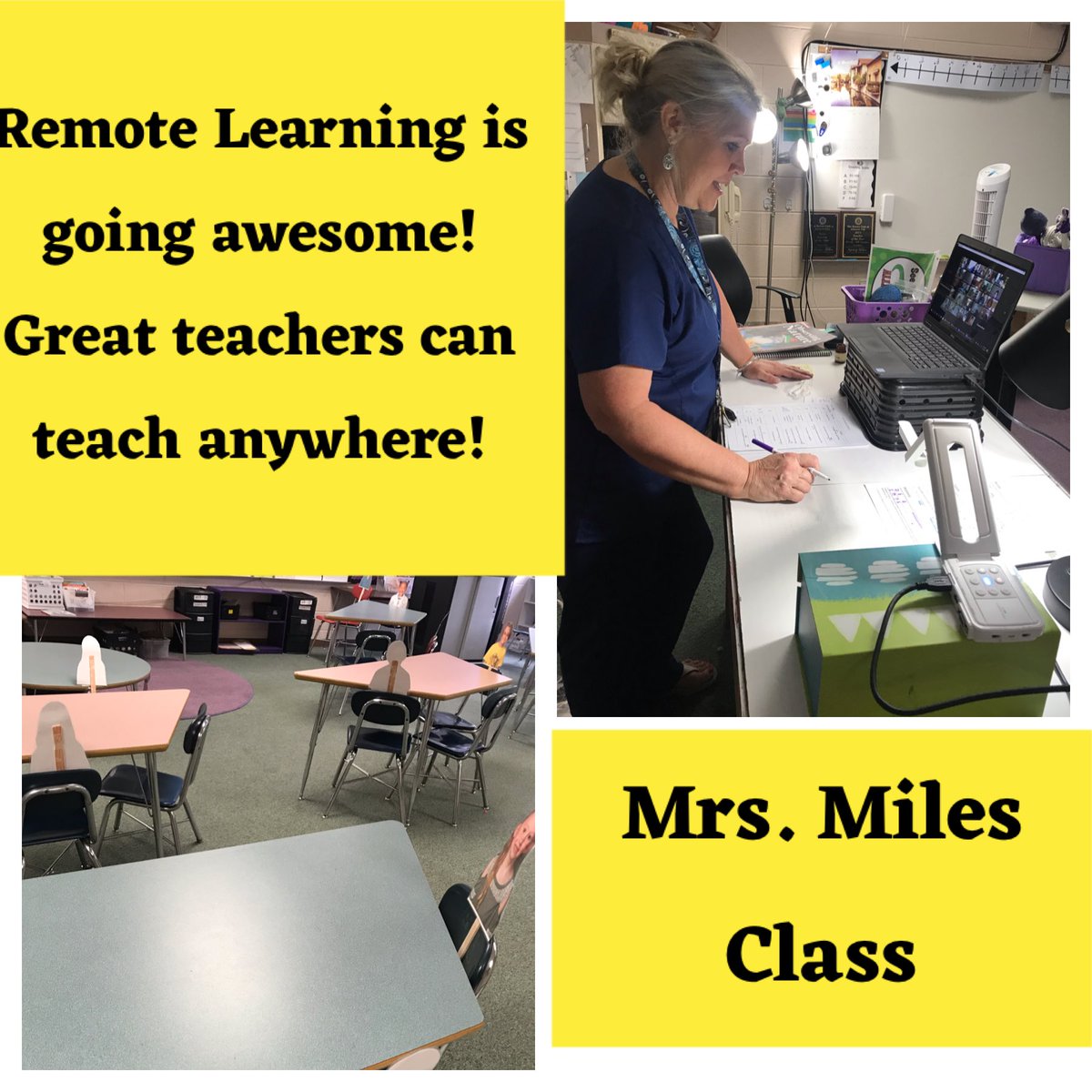 Tina Faust (@tntechgal) on Twitter photo A new first…I made a guest appearance in a remote learning class! Great teachers can teach anywhere!! <a href="/milesnawmiles/">Nancy Miles, Ed.D.</a> is by far a #JCSTESLArockstar!
(TESLA= teachers engaging students in learning across the virtual atmosphere) A new first…I made a guest appearance in a remote learning class! Great teachers can teach anywhere!! <a href="/milesnawmiles/">Nancy Miles, Ed.D.</a> is by far a #JCSTESLArockstar!
(TESLA= teachers engaging students in learning across the virtual atmosphere)