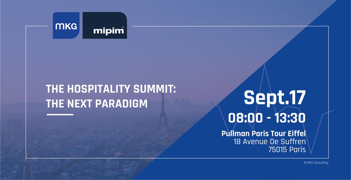 MKG_Group's tweet photo. The Hospitality Summit will gather in a closed-door environment CEOs from the major #hospitality groups along with #developers and #investors to debate the challenges of continuing the trends of previous years. 

Discover the full conference program 👉 https://t.co/VPdy16fyGX https://t.co/b3MFD4a4pc