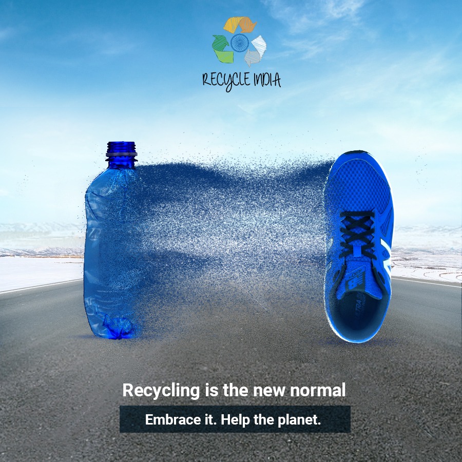 shoes made out of water bottles