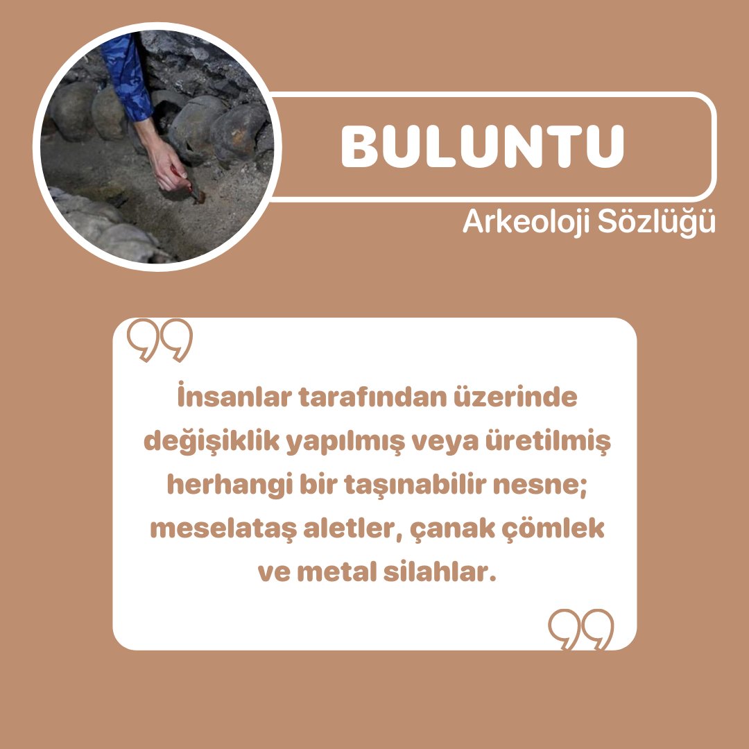 arkerobox's tweet photo. Arkeoloji Sözlüğünde Bugün: Buluntu.
Arkeolojik kazı alanlarında rastlanılan her buluntu büyük önem taşır ve uzmanlar tarafından incelenir.
Sen de Arkerobox ile kaz, keşfet ve bul!
#buluntu #arkeoloji #tarih #kazvekeşfet https://t.co/5vqMeTHqLp