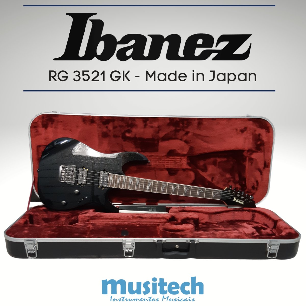 musitechonline's tweet image. Modelo que dispensa comentários, essa guitarra vem equipada com captadores DiMarzio Air Norton e The Tone Zone, que dão timbre matador ao instrumento.
#ibanez #ibanezjapan #guitarraibanez #guitarrista #musitechinstrumentos musicais