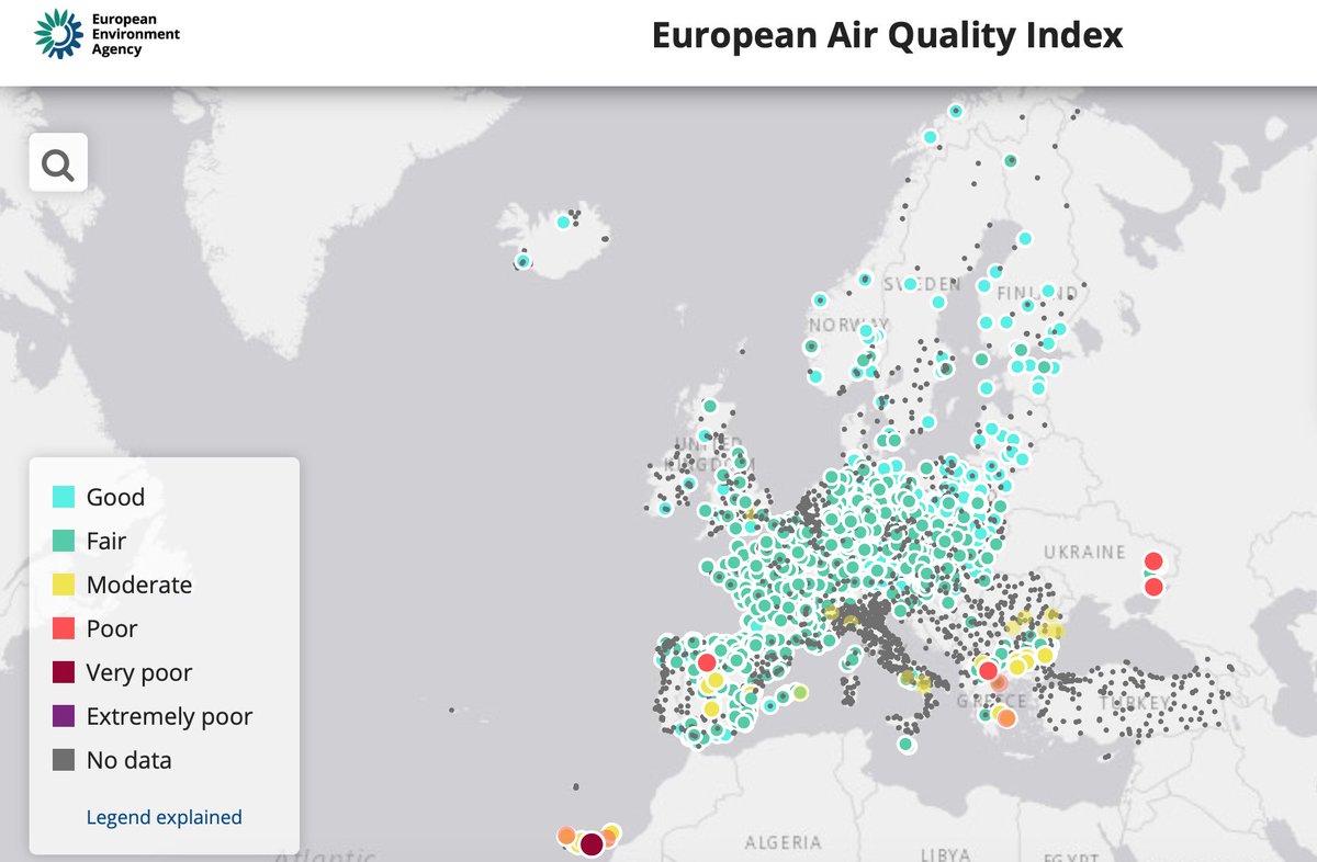 Copernicus EU (@copernicuseu) on Twitter photo 📈What is the #airquality of your city?
<a href="/EUEnvironment/">EU EnvironmentAgency</a> provides real-time date on the quality of the air we breath.
👉airindex.eea.europa.eu
ℹ️European #airqualityindex website uses data 🛰️🇪🇺 from Copernicus #Atmosphere Monitoring service, implemented by <a href="/CopernicusECMWF/">Copernicus ECMWF</a>. 📈What is the #airquality of your city?
<a href="/EUEnvironment/">EU EnvironmentAgency</a> provides real-time date on the quality of the air we breath.
👉airindex.eea.europa.eu
ℹ️European #airqualityindex website uses data 🛰️🇪🇺 from Copernicus #Atmosphere Monitoring service, implemented by <a href="/CopernicusECMWF/">Copernicus ECMWF</a>.
