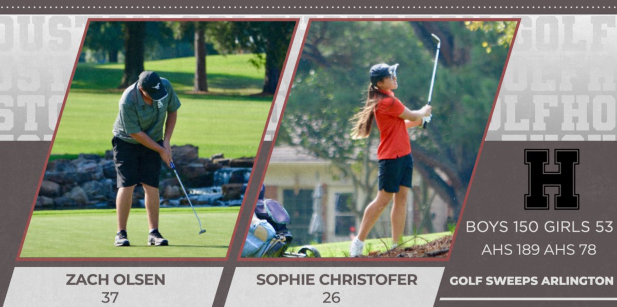 Congrat Golf!
We Sweep Arlington at Wyndyke To Continue A Strong Start!!

#DoTheWork
#BeElite
#WeAreHouston